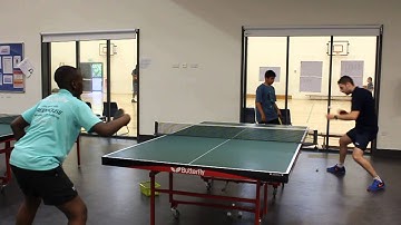 Coach Stephen Gertsen and Shavain Knocking up at After School Club 13/05/15