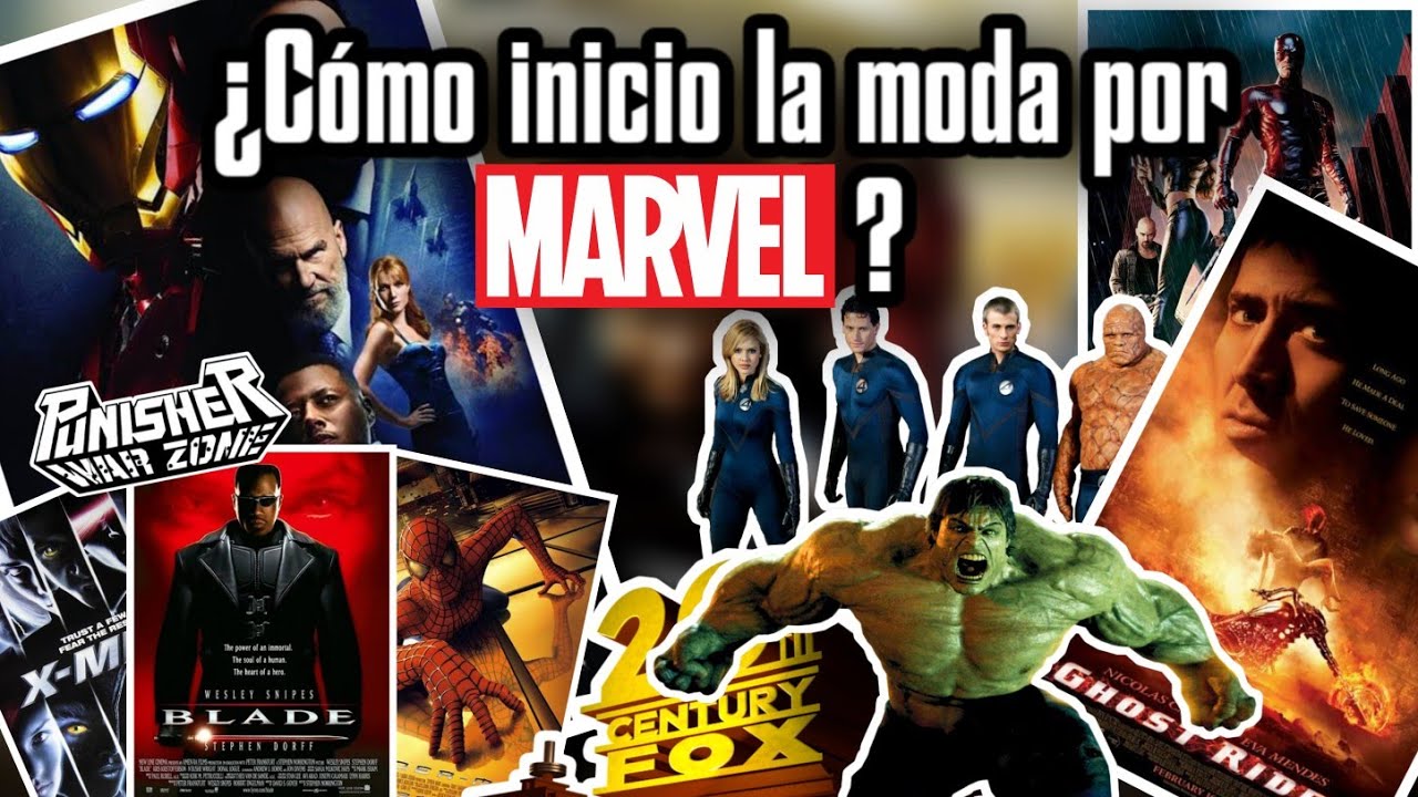 ¿Cómo INICIÓ la MODA por Marvel?: La evolución de las películas de Marvel Ep1 (1998-2008)