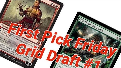 First Pick Friday Grid Draft #1 THE CUBIST MTG Powered Vintage Cube