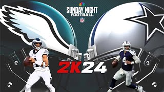 NFL 2k24 | Philadelphia Eagles at Dallas Cowboys | PCSX2 | Week 14 | Plus weekly recap at the end