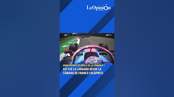 F1: ¡Desde adentro! Así fue la largada de Colapinto en el GP de Emilia Romaña