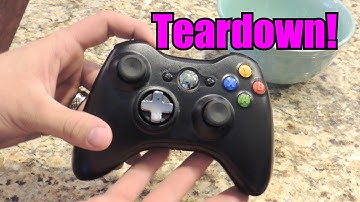 How to Take Apart an Xbox 360 Controller!! (Teardown Video)