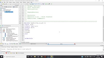 Tutorial 3: Verilog code of Half adder using Behavioral level of abstraction