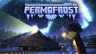 Our Train CRASHED... Now We Have To Survive - PERMAFROST Minecraft Modpack