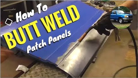 Butt Welding Automotive Patch Panels - Start to Finish