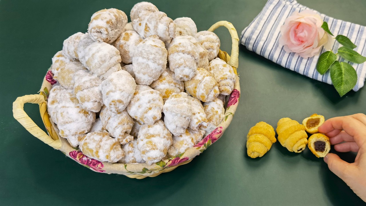 Dintr-o cana de untura ies minim 80 de bucati! Cornulete spornice si fragede cu untura!