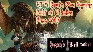RPG Crate Box Opening Cult of Cthulhu June 2017