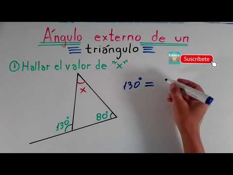 Video: ¿Cuál es la fórmula del teorema del ángulo exterior?