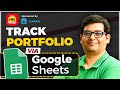 Use google sheets to track your mutual fund and stock portfolio