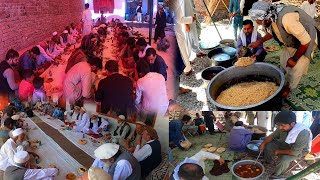 Preparing Wedding food in Afghanistan | Marriage ceremony | Village wedding food | Shadi ka katawa