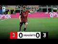 Una traversa di Saelemaekers nel pari di San Siro | Milan-Juventus 0-0 | Highlights Serie A