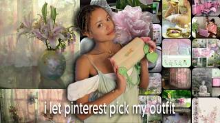 I let pinterest choose my outfit... 🪷 (whimsical fashion challenge)