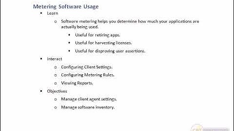15 Software metering