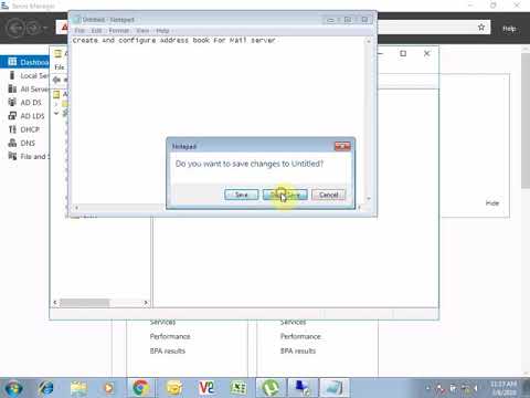 Create and COnfigure Address Book