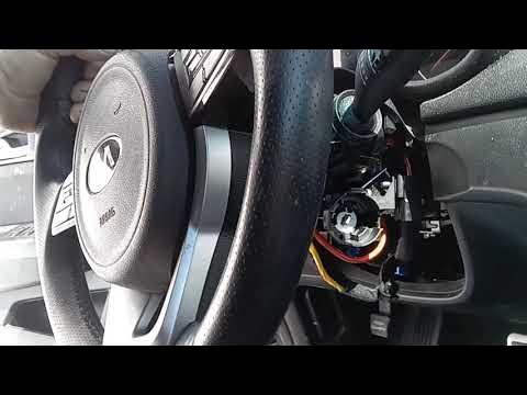 Stolen Kia Steering Column Repair and Replacement - YouTube