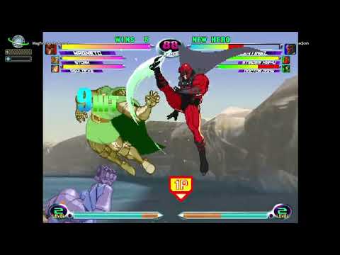 MvC2: Romneto - Magneto 4F to Typhoon to Tempest 100%+ Assist Kill .:5.24.25:.