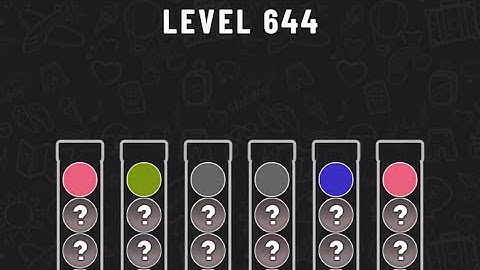 Ball Sort Puzzle Level 644 #ballsortpuzzle #ballsortpuzzlegameplay #puzzlegame #mobilegames