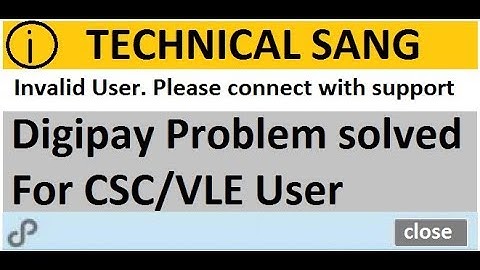 DigiPay "Invalid user ,please contact with support" ploblem solved
