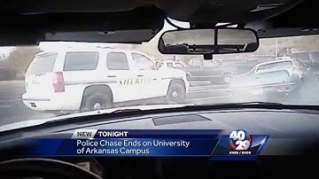 Police release video of chase through Farmington & Fayetteville