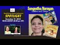 Sangeetha narayan author and singer