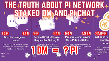 Pi Network New Update: Staked DM (Direct Messages) and Pi Chat! | Pi News Update | Pi Latest Update!