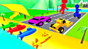 Shape shifting 🏃‍♂️🚗🚲🚦All Levels Gameplay Walkthrough Android,ios Max Level 112 - 118
