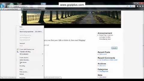 gopiplus com news announcement scroll wordpress plugin   YouTube