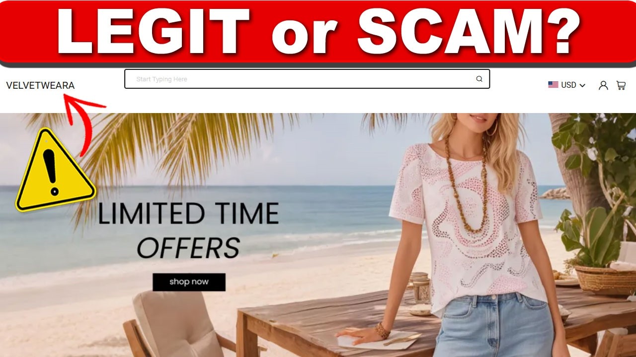 VelvetWeara.com Review 🚨 Is This Clothing Site Legit Or Scam?