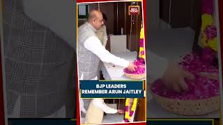 BJP Leaders Remember Arun Jaitley | Delhi BJP Pays Tribute On Death Anniversary #arunjaitley