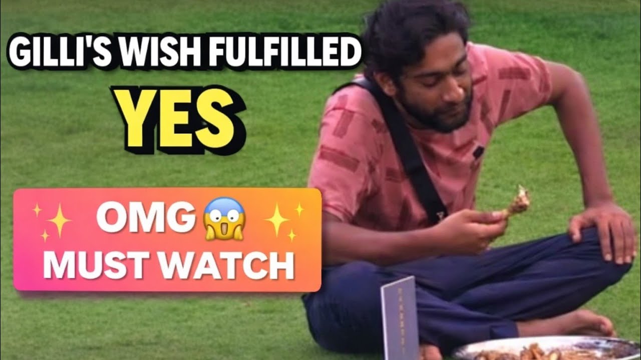 Gilli's wish fulfilled✨| Bigg Boss| Today's highlights| 