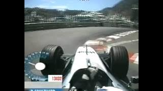 F1 Monaco 2002   Qualifying   David Coulthard Onboard Lap