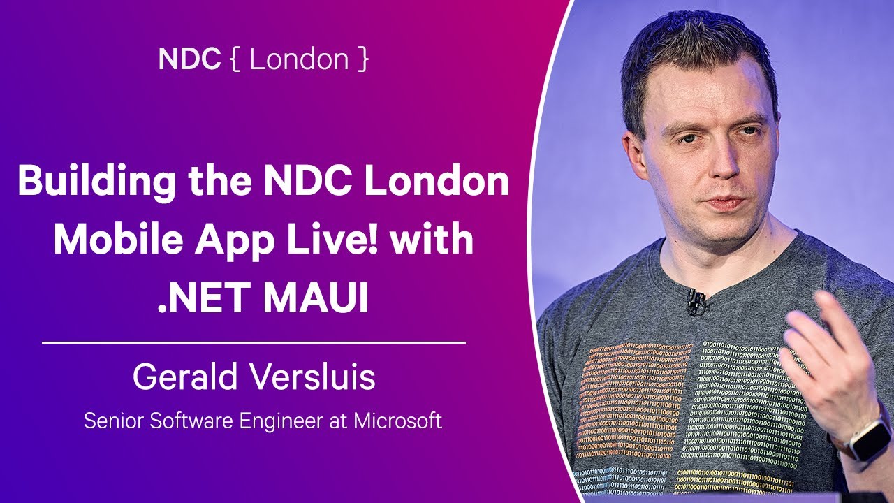 Building the NDC London Mobile App Live! with .NET MAUI - Gerald ...