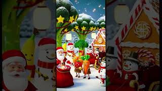 “Santa Visits Fruit & Vegetable World – Surprise Gifts for Everyone!” 🎅🍎🥦🎁