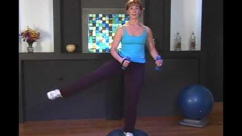 Bicep Curl Bosu Ball Exercises