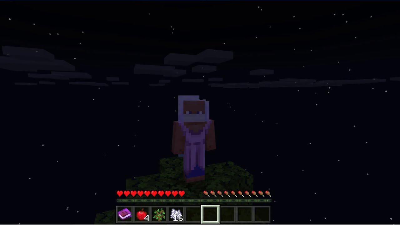 Let's Play Skyfactory V1  Advanced Machinery on Minecraft Bedrock EP 1