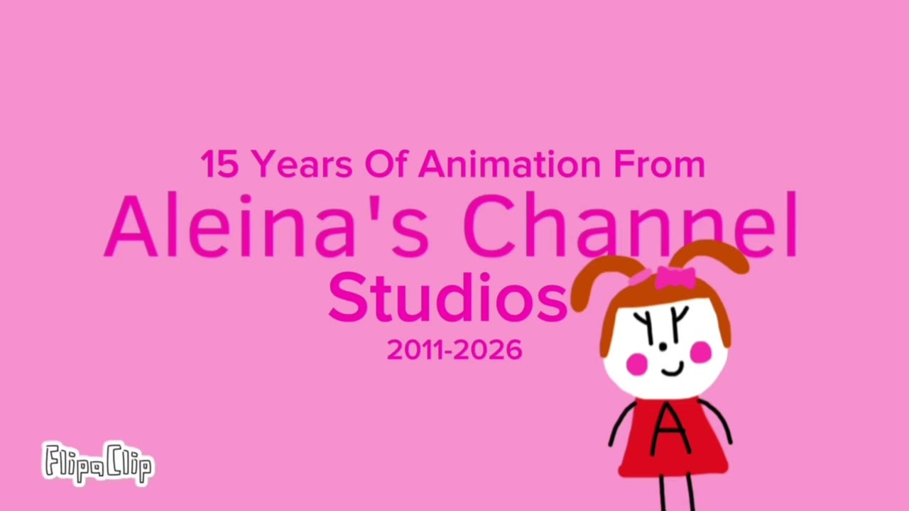 15 Years Of Animation From Aleina’s Channel Studios Logo 2026 Reversed