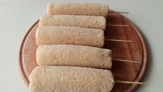 Хот Дог с картошкой и сыром Корейская уличная еда 