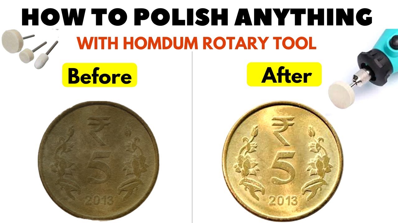 How to Polish Metal Dremel Polishing Kit Homdum multifunctional