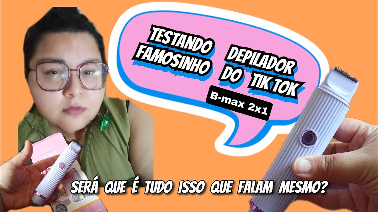 TESTANDO DEPILADOR SENSAÇÃO que todo mundo está falando na internet, o B-MAx 2x1 #barato#depilação