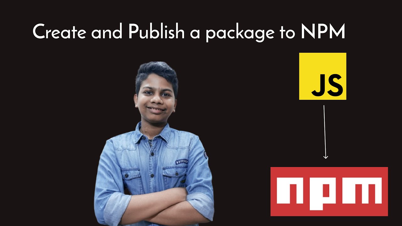 Create and publish a JavaScript package to NPM | TechHarvesting - YouTube