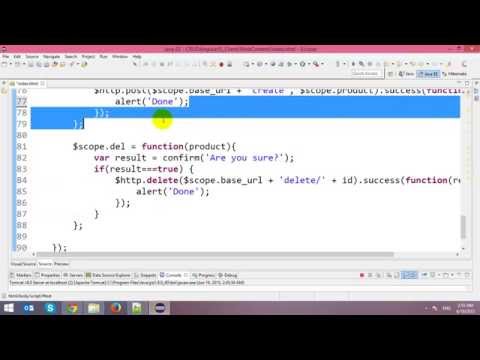 CRUD Java Restful