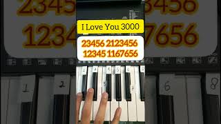 Download Lagu I Love You 3000 (Piano Tutorial) #tiktok #shorts #fyp #music MP3