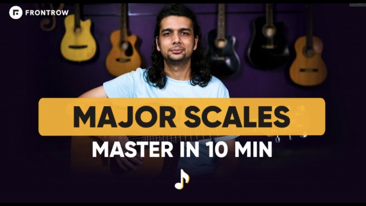 Unlocking MAJOR SCALE for BEGINNERS - Music Theory | Guitar Lesson ...