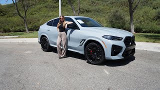 New 2024 BMW X6M Review in Brooklyn Grey / 22
