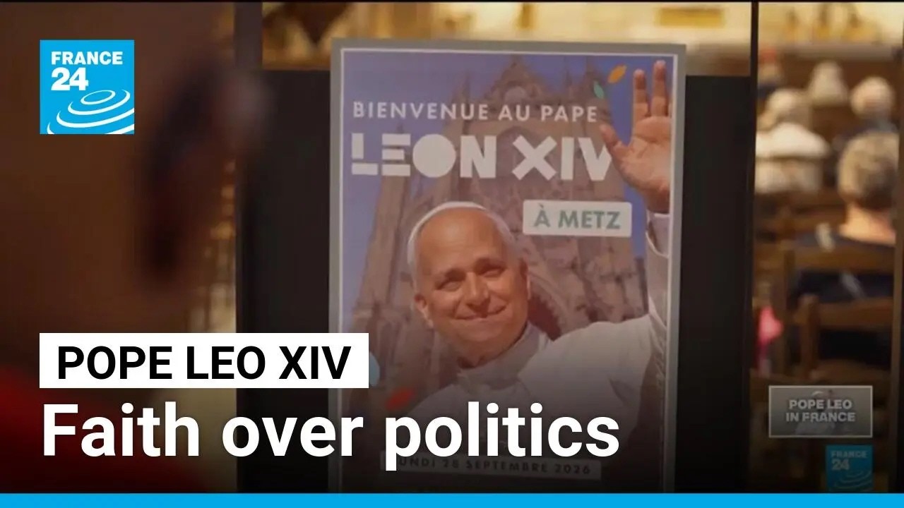 France: Pope Leo XIV keeps visit focused on faith over politics • FRANCE 24 English