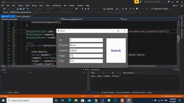 البحث عن البيانات من ماي سكول ووضعها في اداة TextBox | سي شارب وقواعد البيانات |   Mysql  |C#