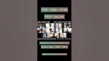 PPDT Online | SSB | PSB | FSB | #ssb #ssbinterview #icg #cds #upsc #motivation #afcat #gto #exam