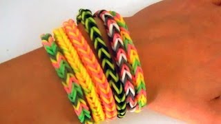 Tutoriel: Comment réaliser un bracelet élastique fishtail RAINBOW LOOM  - Français-  (DEBUTANT)