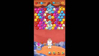 LINE バブル2 STAGE 1641 黄金コニー アイテムあり ×1.5 Golden Cony LINE BUBBLE 2