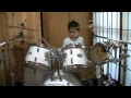 【RED'S】たったひとつのLove Song DRUMS SHUNSUKE 7 years old